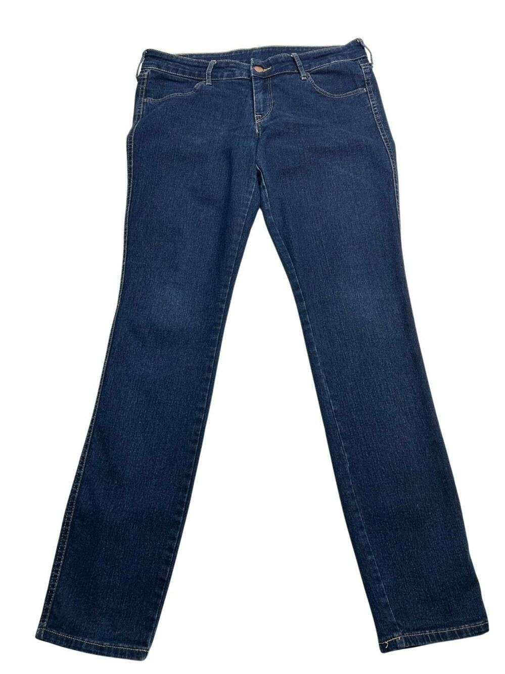 H & M Denim Skinny Low Waist Jeans Dark Wash Blue Women’s Size 30/32